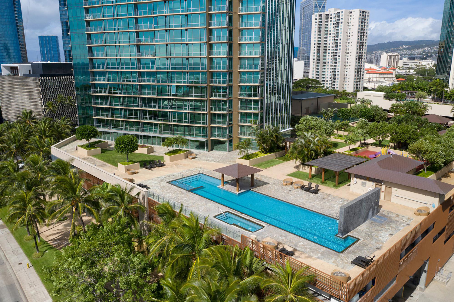Hokua condo birds eye shot three