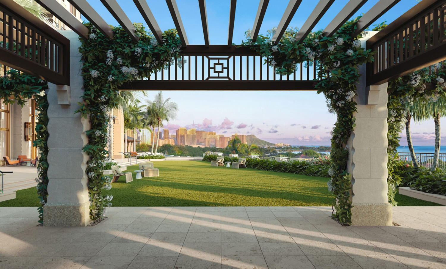 Ilima condo with Diamond Head view.