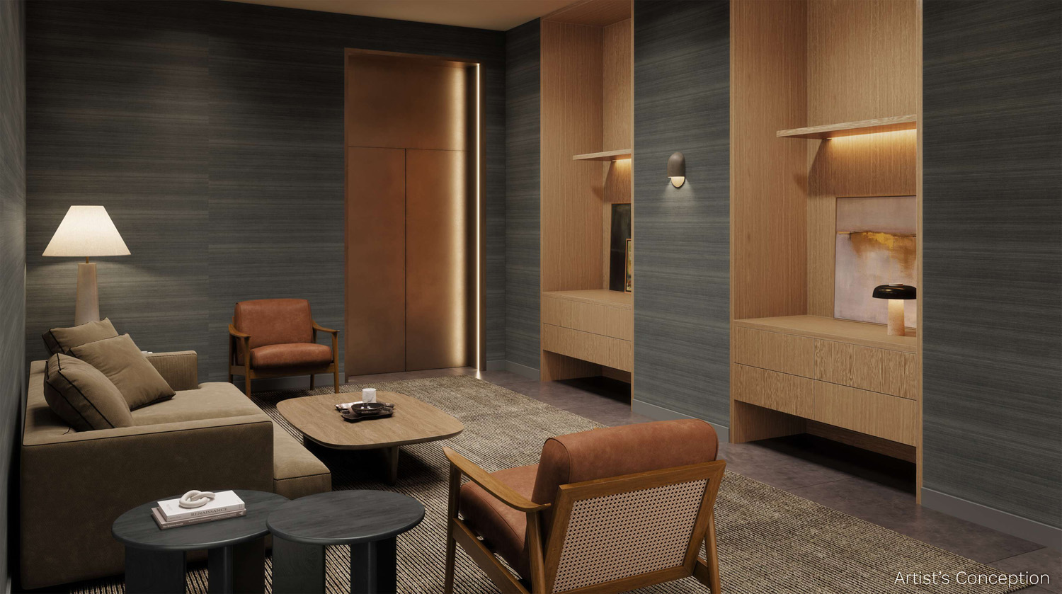 Kaliʻu condo elevator lobby in Kaliu