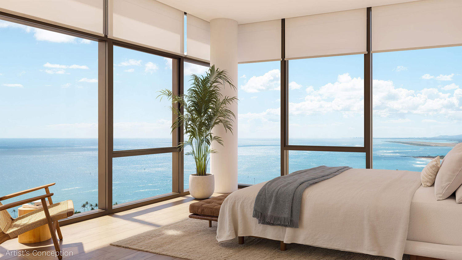 Kaliʻu secondary bedroom in residence 5