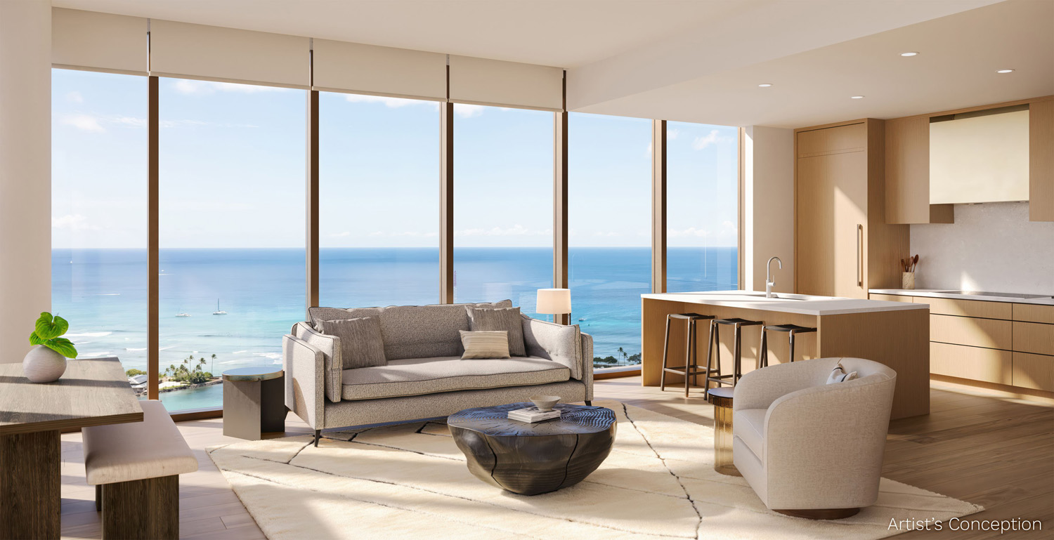 Kaliʻu residence interior ambiance 4