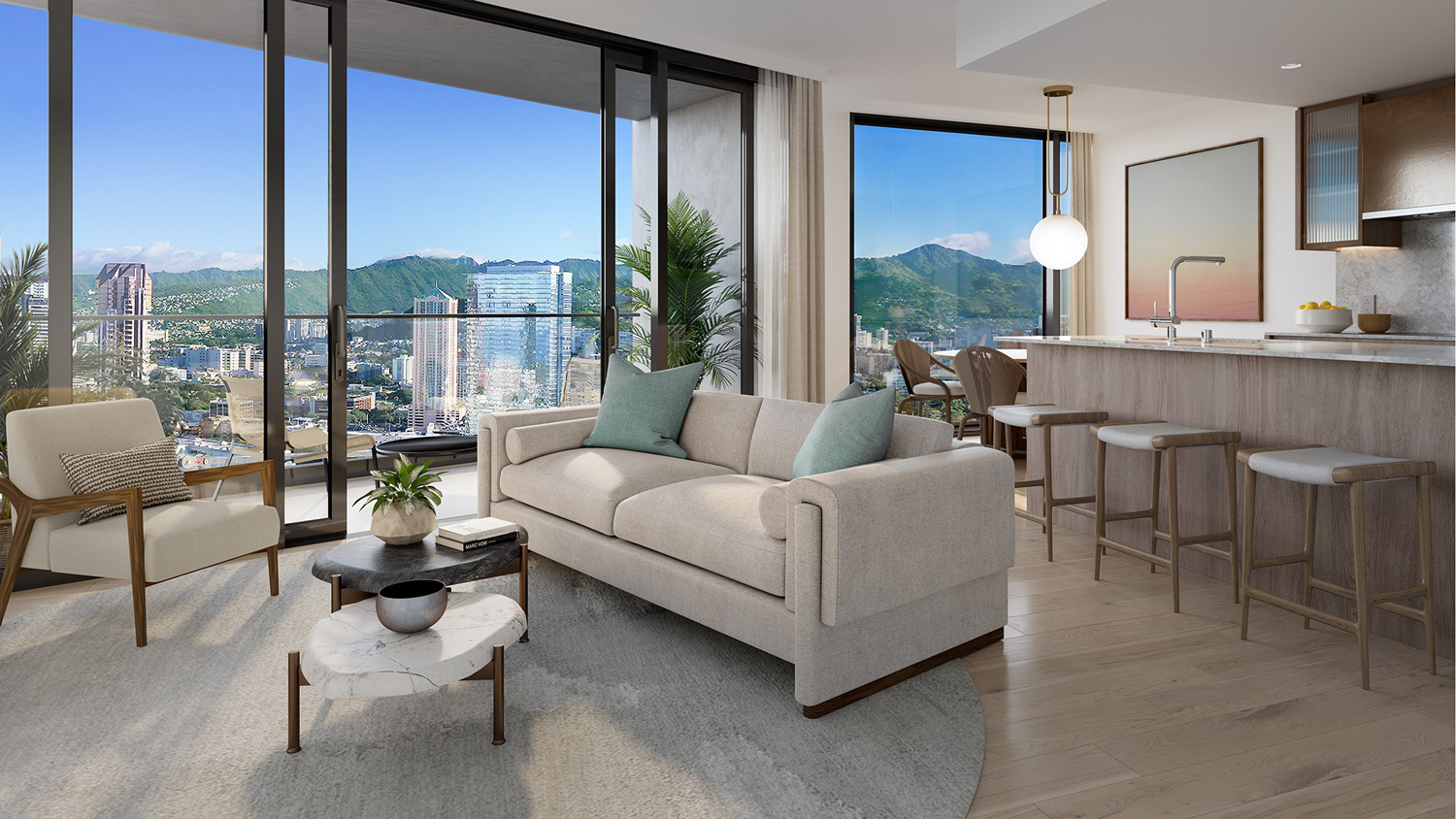 Kōʻula living room view 26