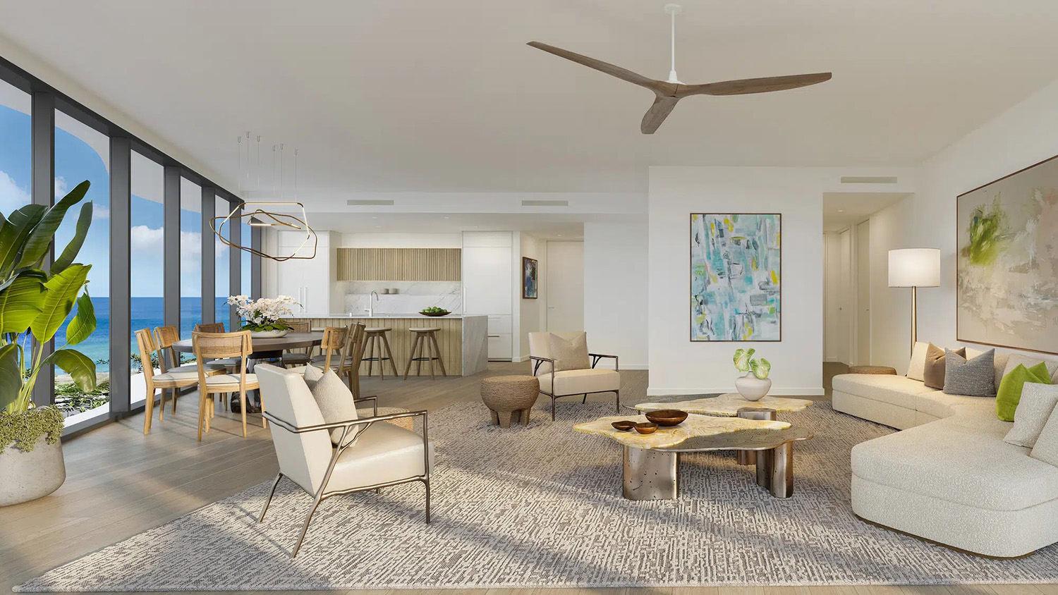 Launiu residence living room area 16