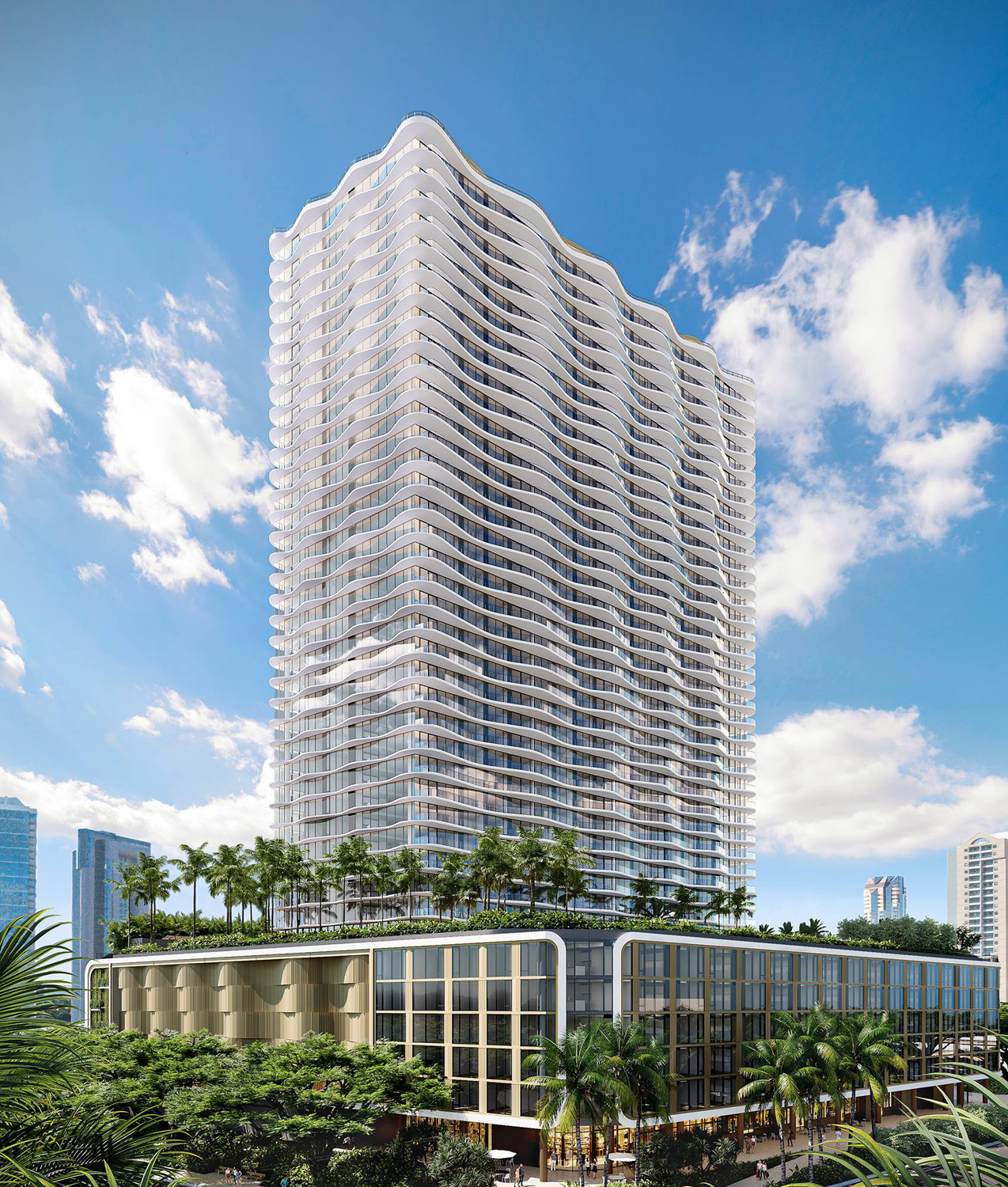 Launiu tower facade maulka 29