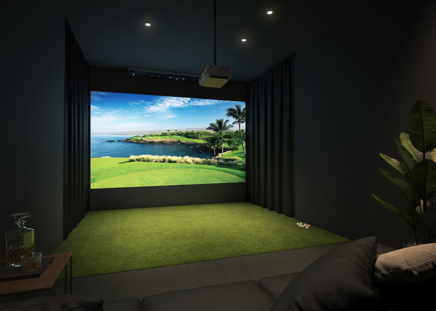 Muse Honolulu Muse amenities indoor golf.