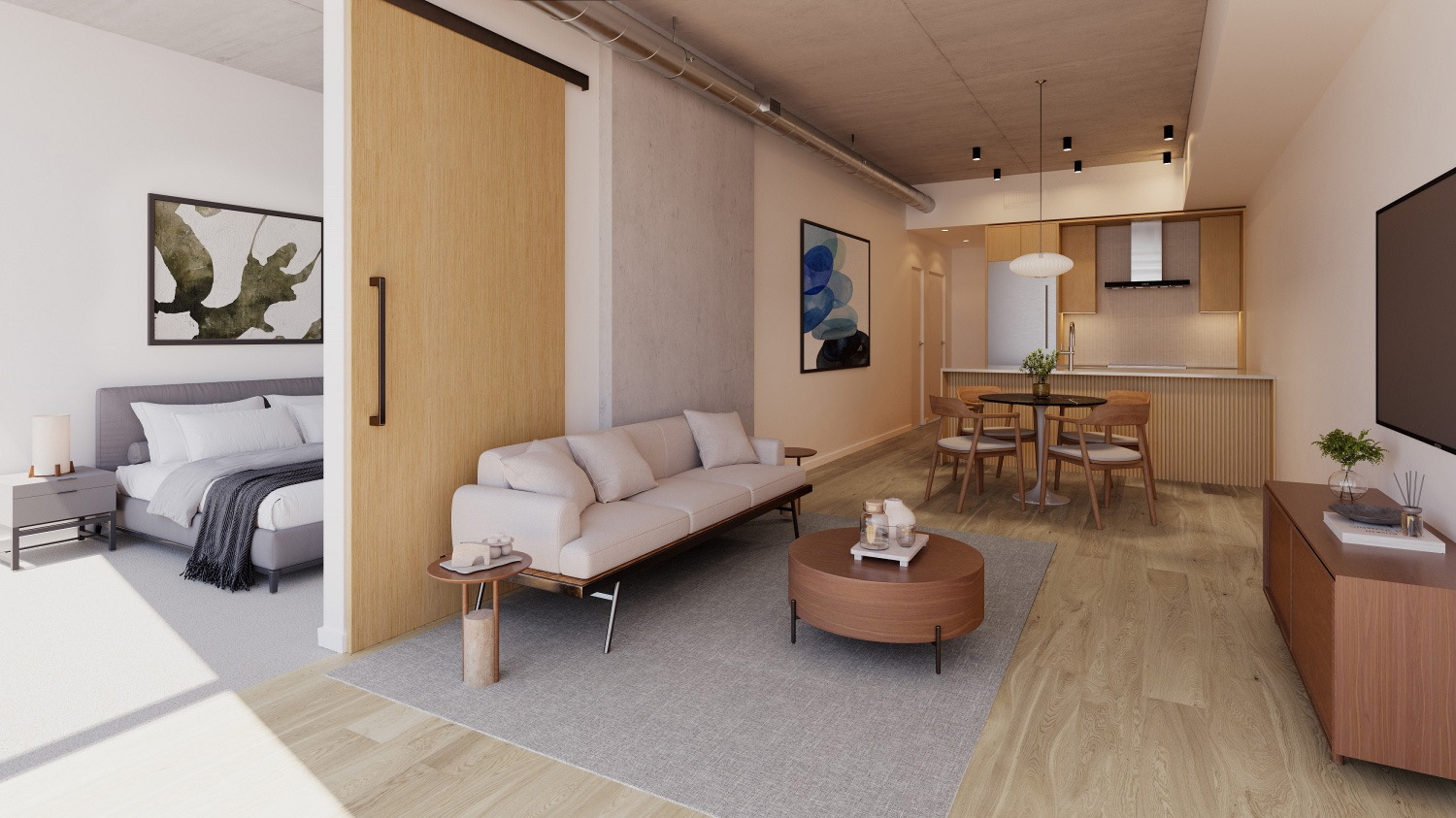 Muse Honolulu loft residence condos apartment interior estate home.