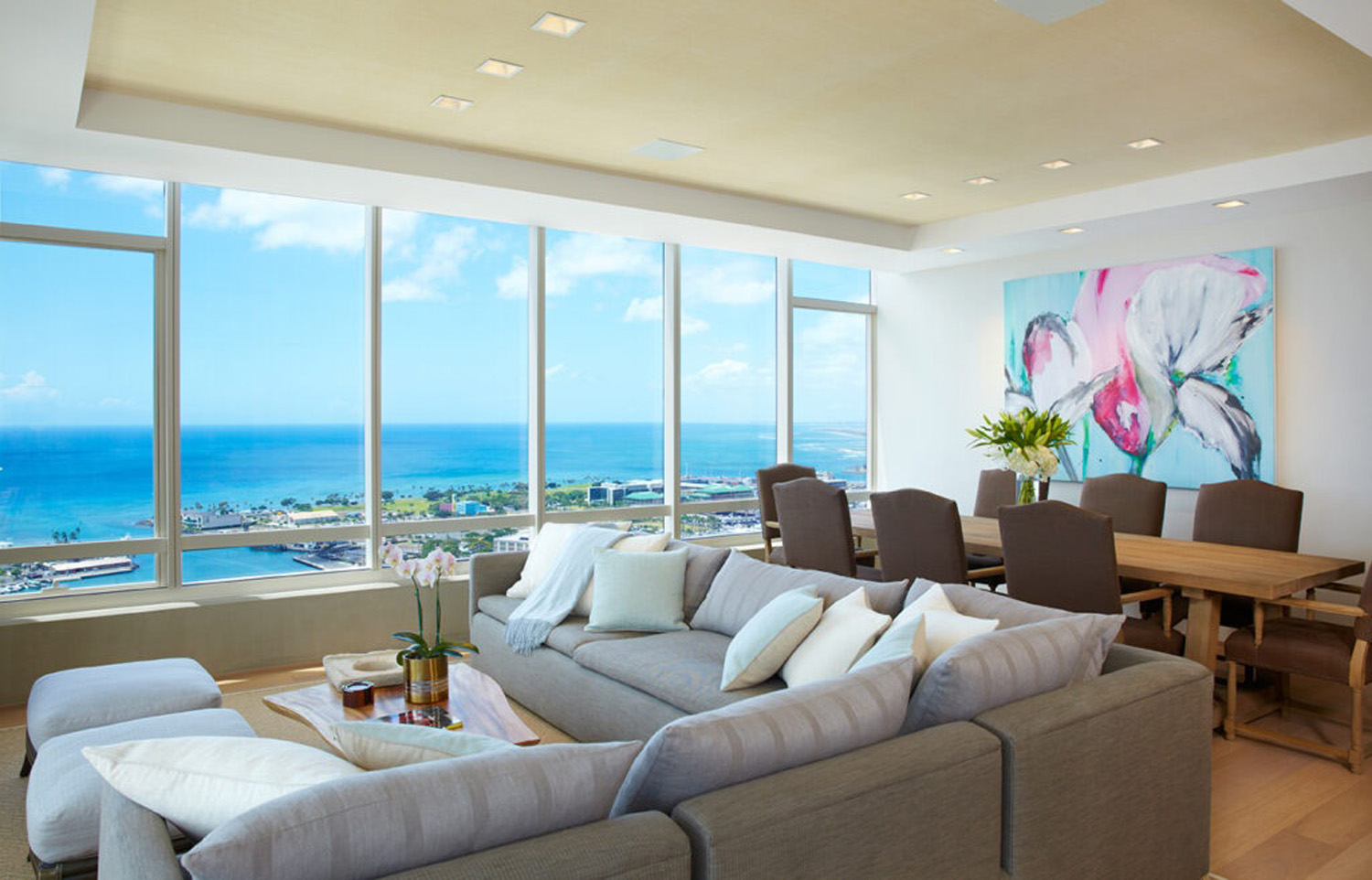 Pacifica Honolulu condo penthouse view
