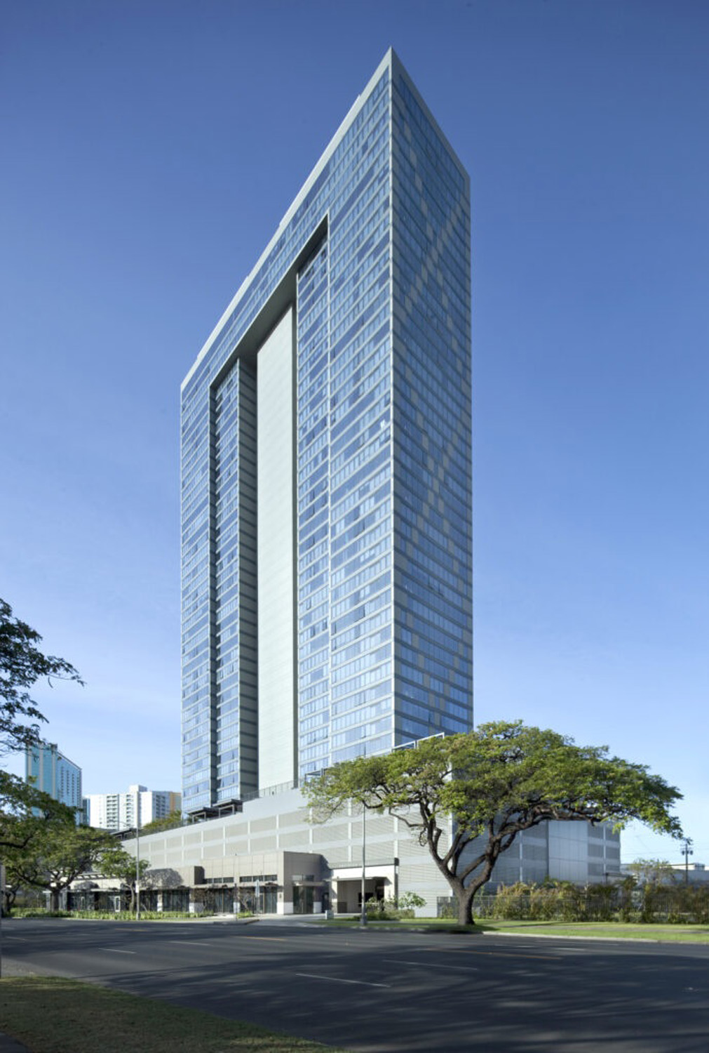 Pacifica Honolulu condos Pacifica tower simulation four