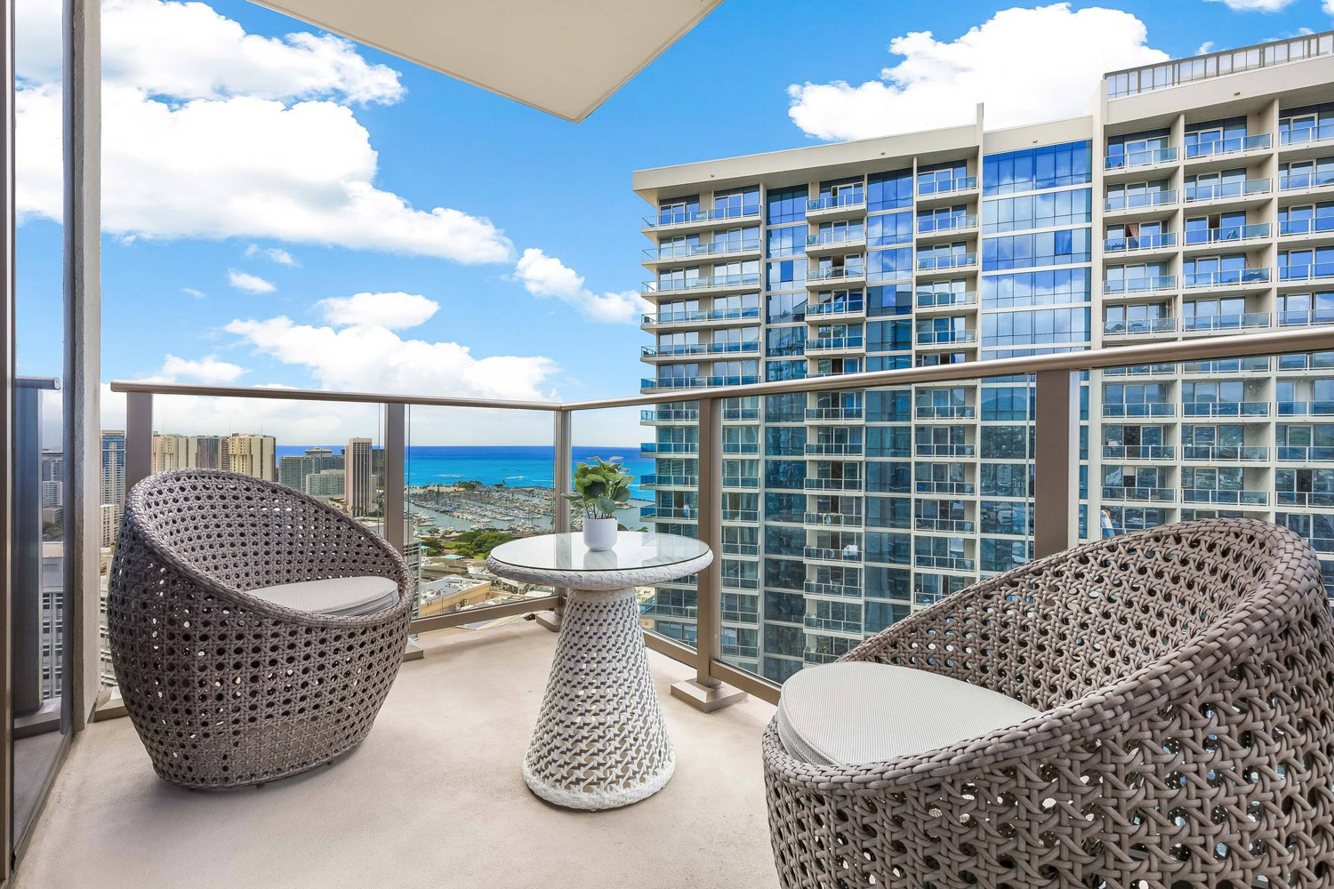 Sky Ala Moana 콘도 스카이덱 뷰 8