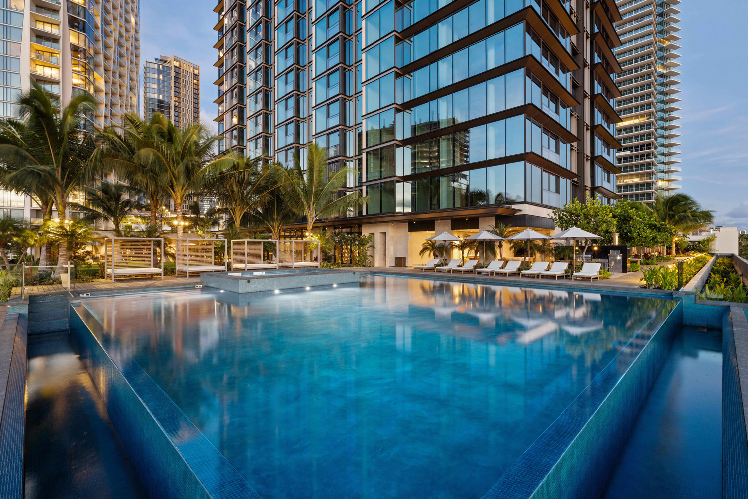 Victoria Place sunset pool Victoria Place condos 27