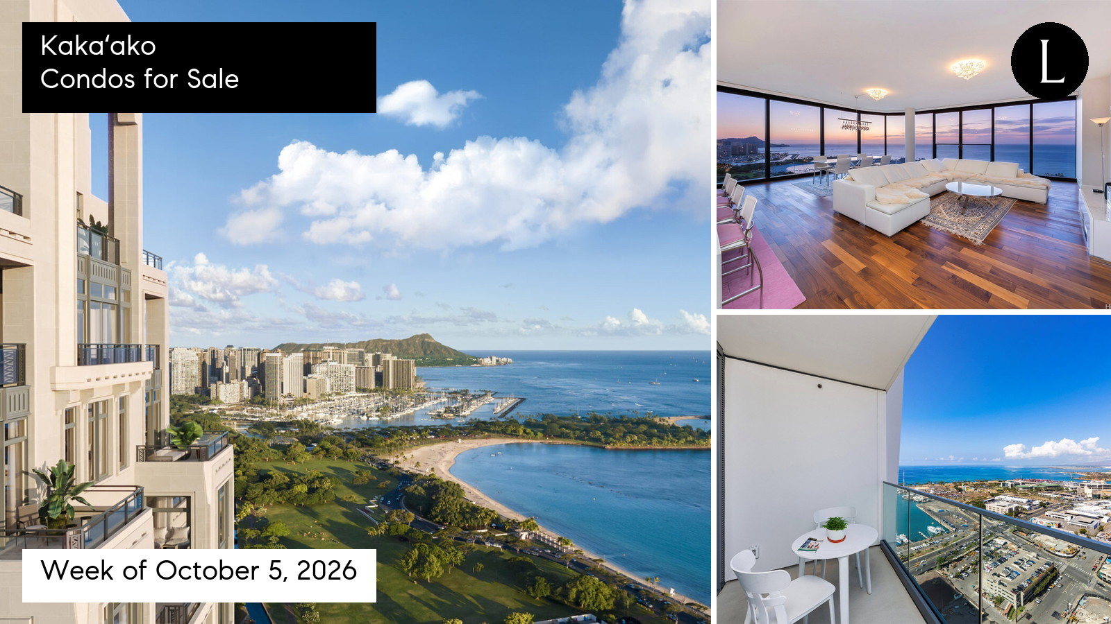 Kakaʻako Condos for Sale as of October 5, 2026 with Lucy Heath
