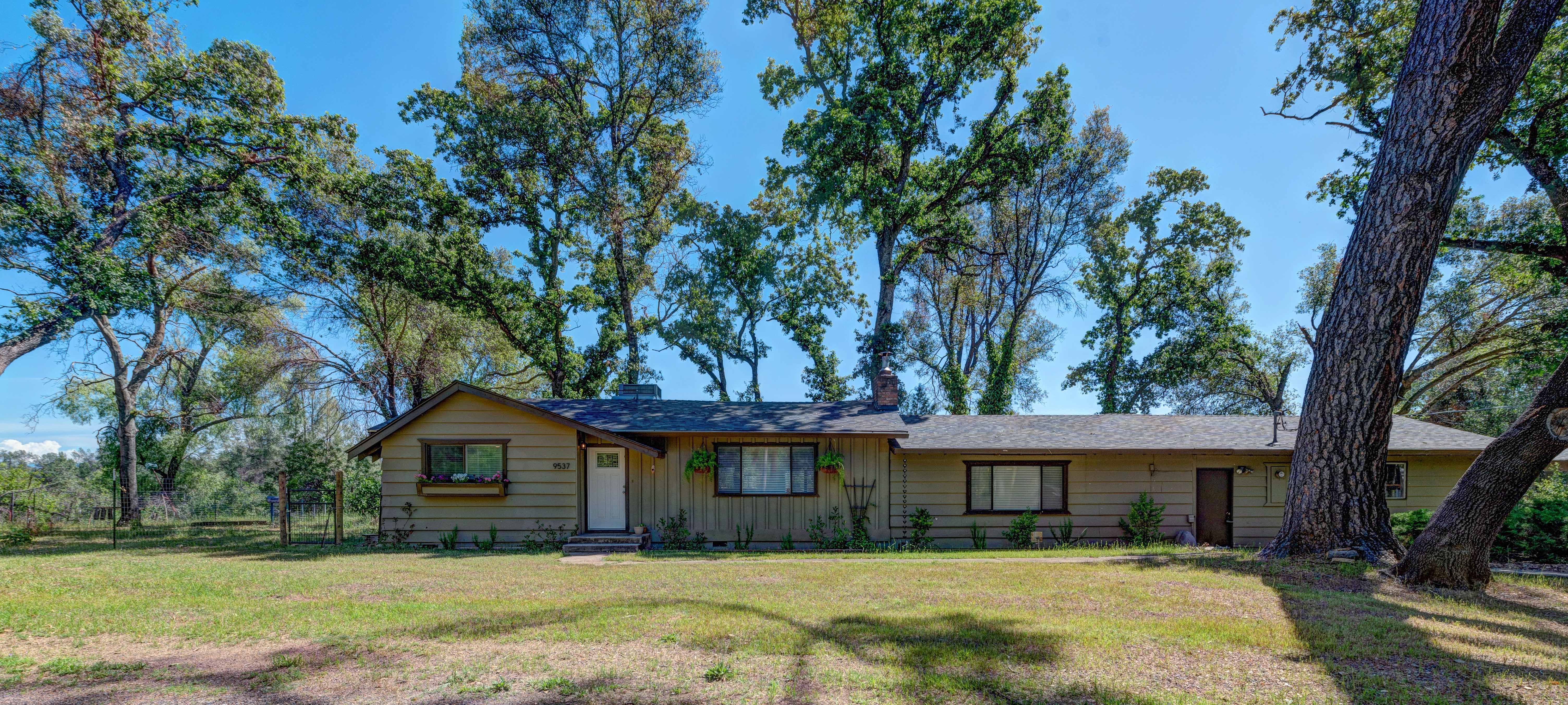 home for sale in East Redding 3 bed 2 bath home with Shop and creek