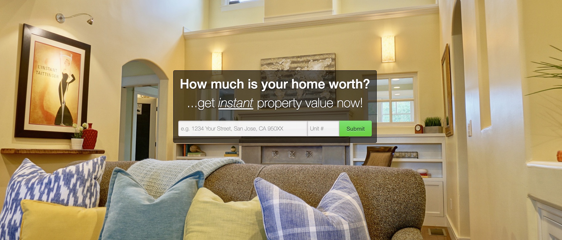 Home Evaluation Page