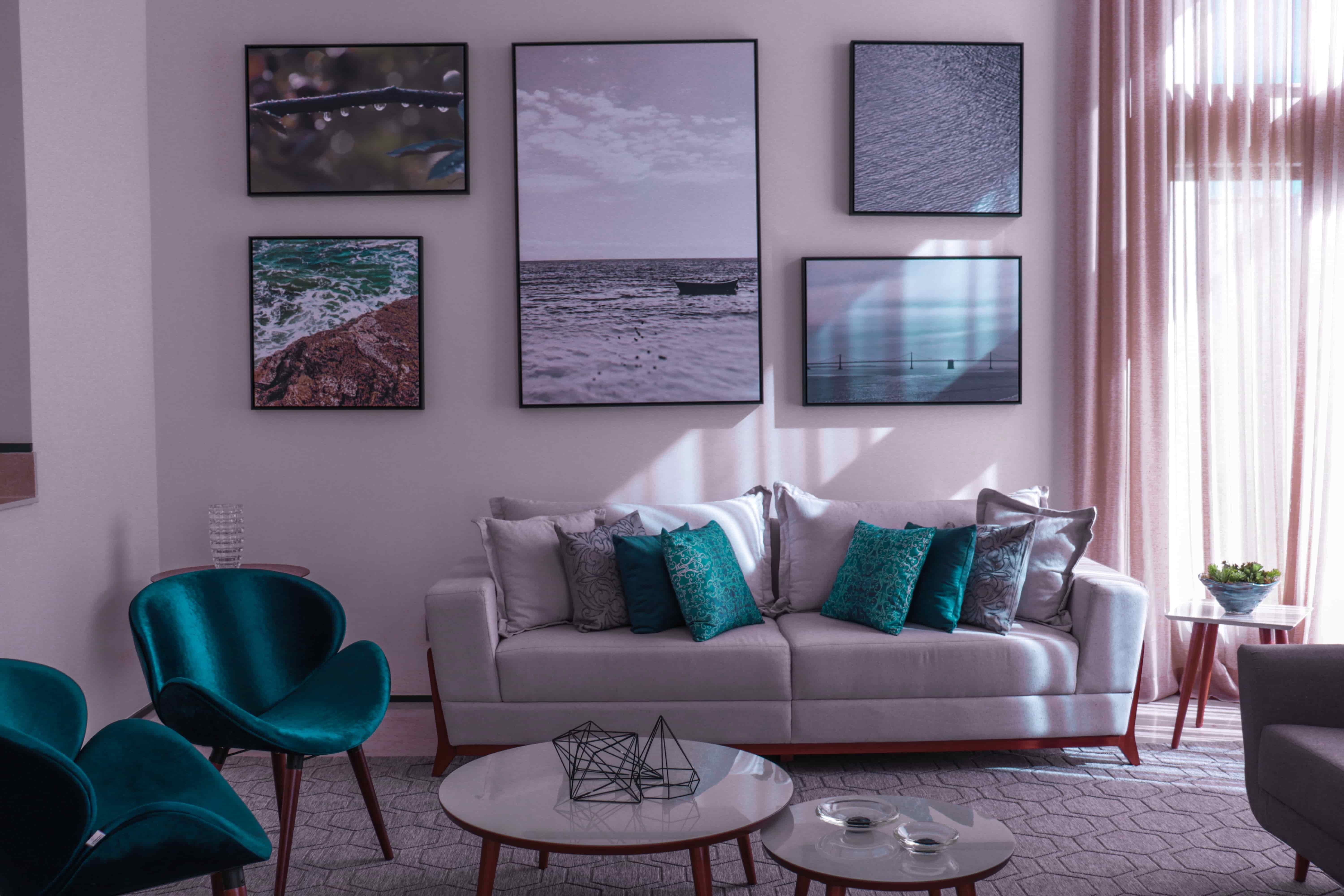 Artistic living room