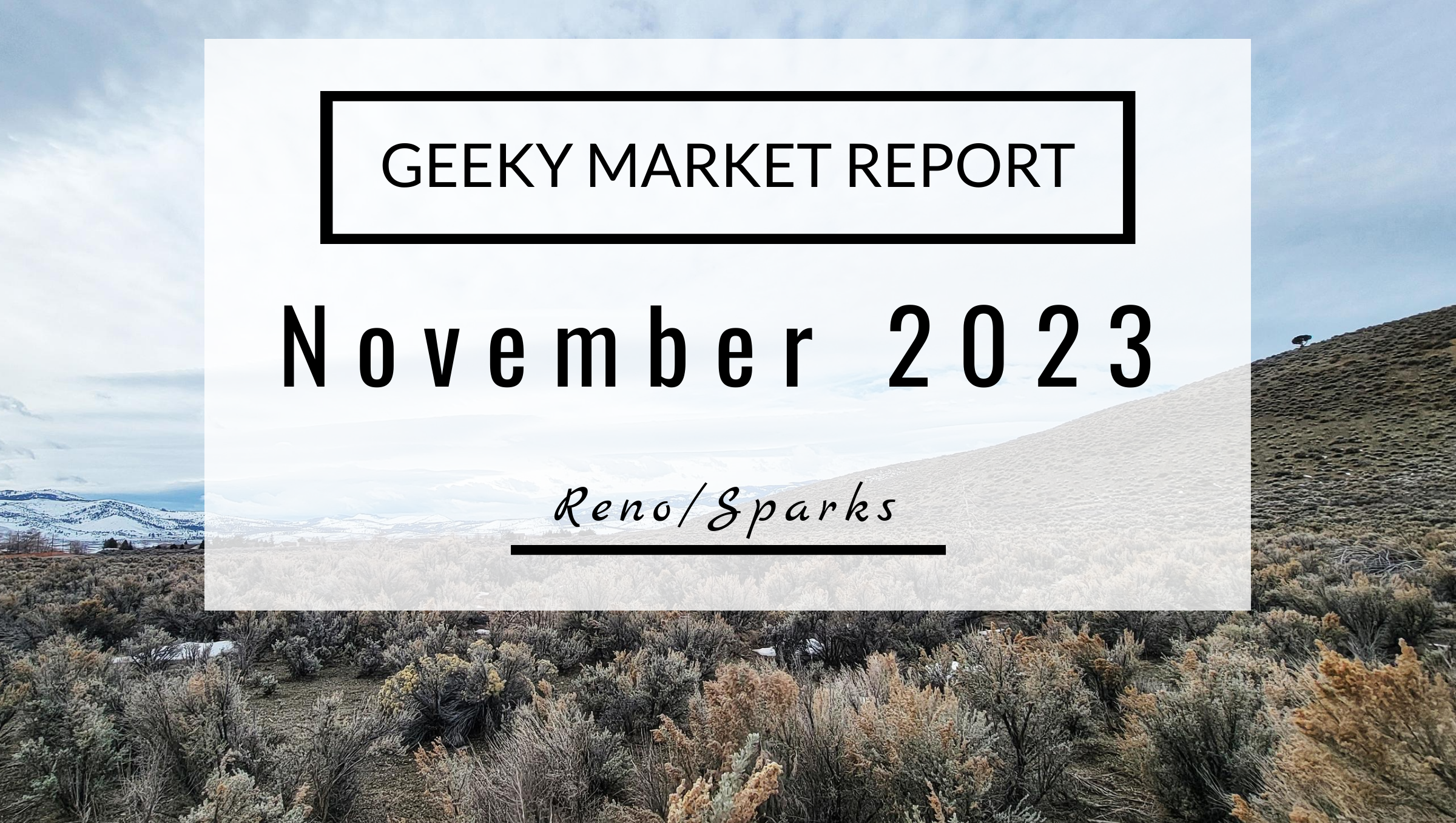 Reno Market Report, November 2023
