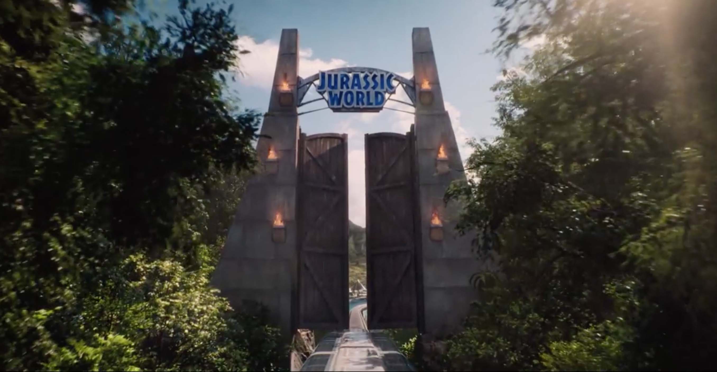 This photo is of the movie that was filmed on Kauai, Jurassic World.