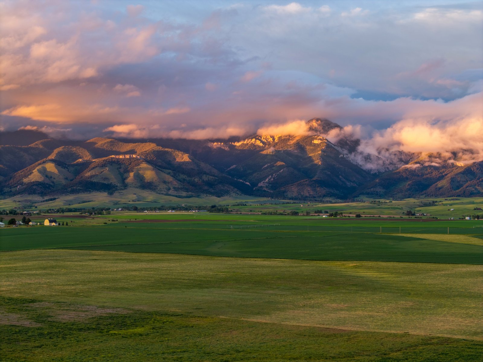 131 acres with Ross Peak and Bridger Mountain views near Belgrade, Montana