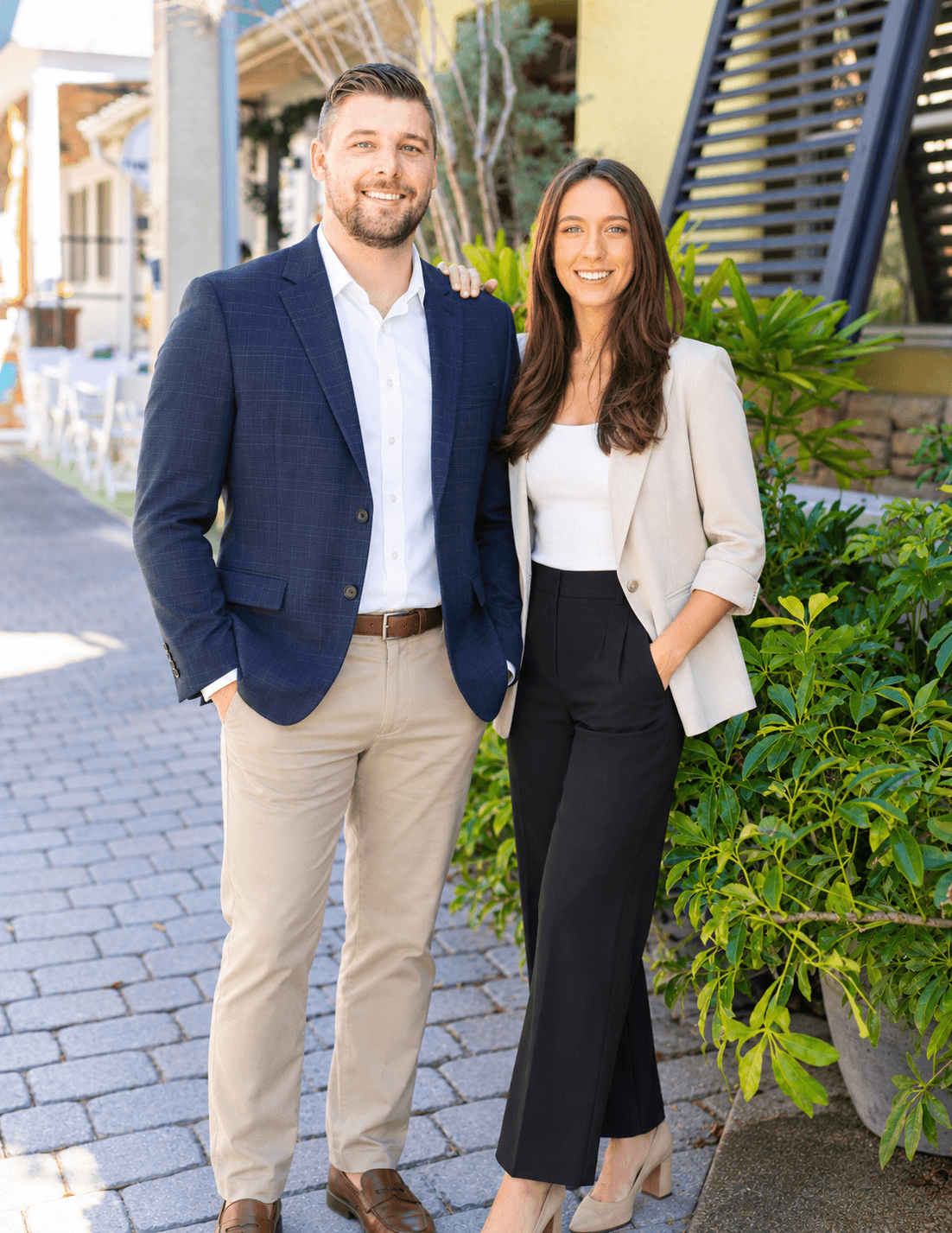 Lena and Taylor Morgan, real estate agents in The Villages, FL