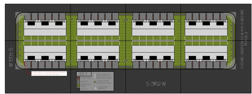 Targhee Townhomes Site Plan