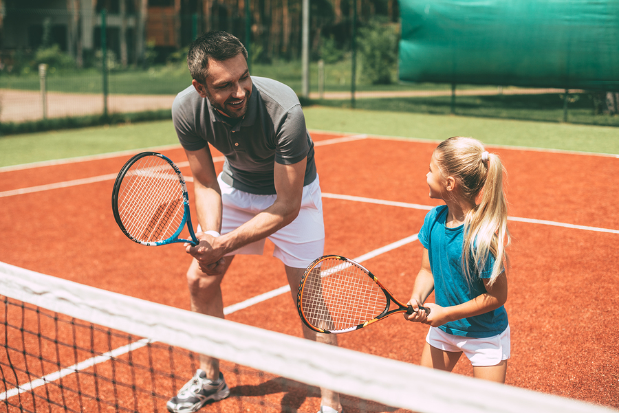 Everyone from Doublegate homes has fun at the Swim and Tennis Club.