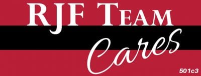 RJF Team Cares logo banner