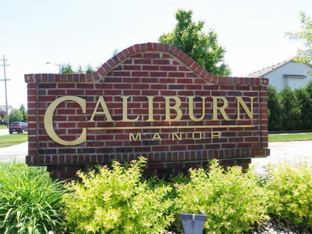 Caliburn Manor Sub Entrance Sign