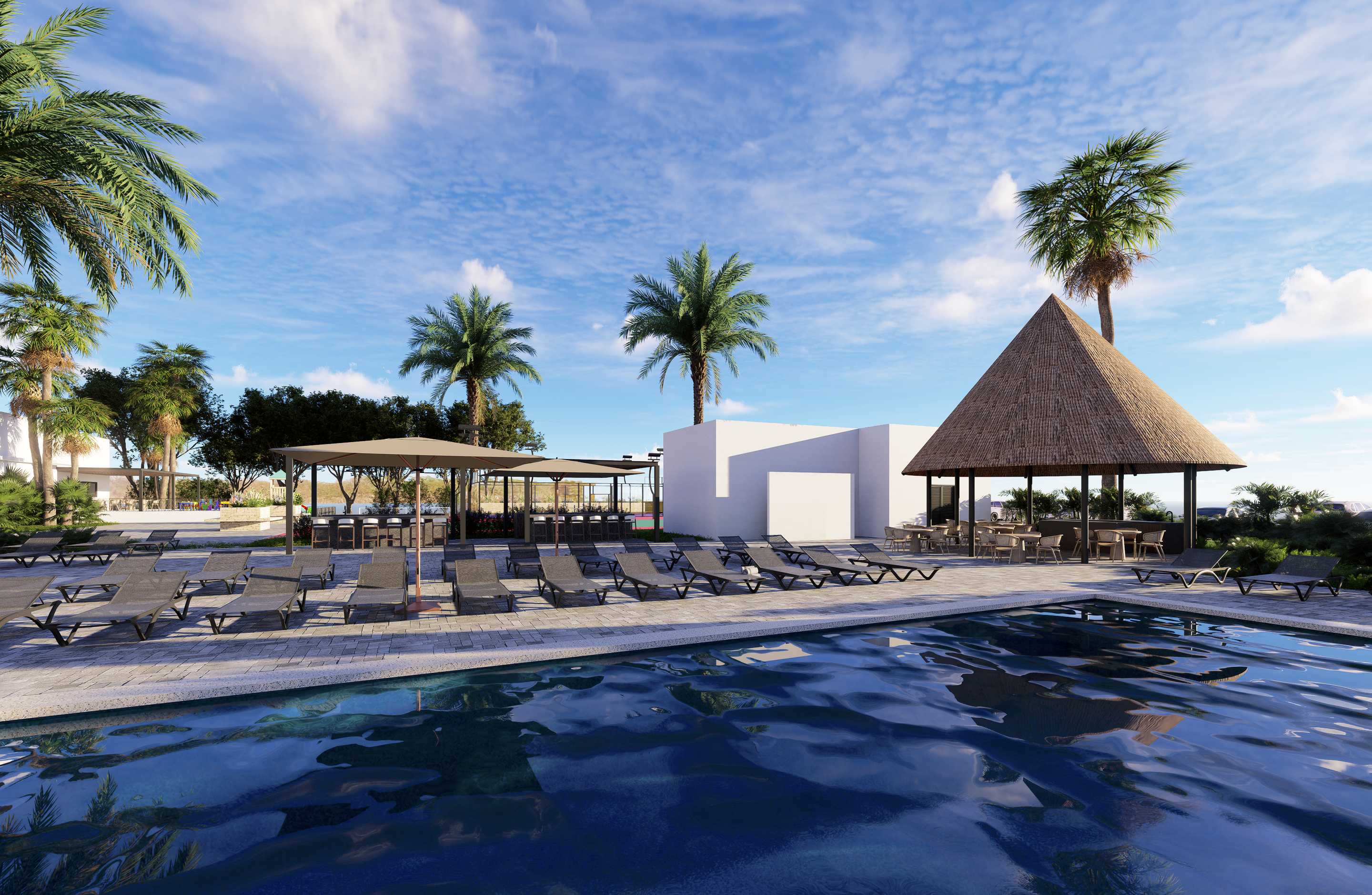 Flamingos Paradise exterior render 3