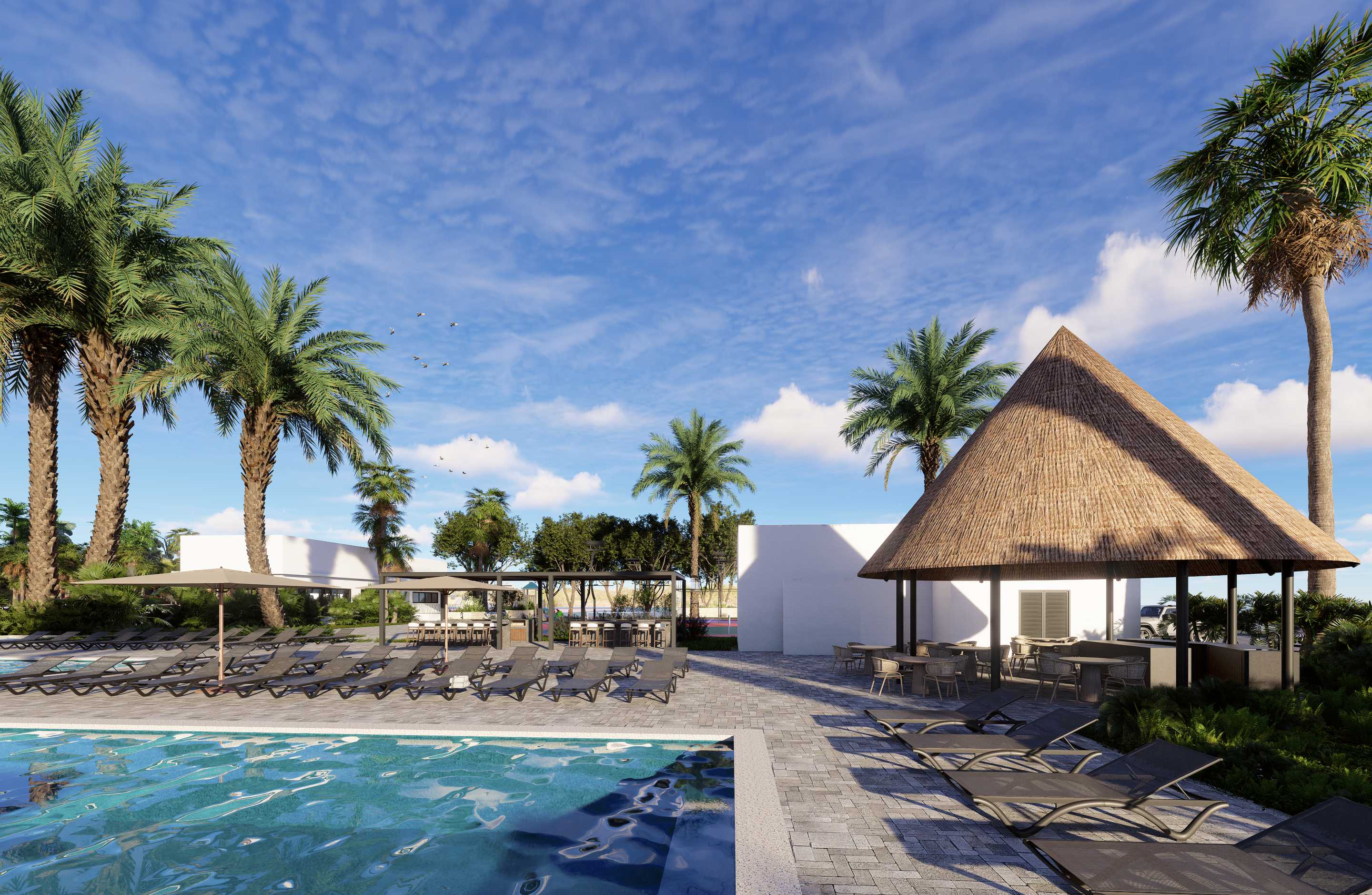 Flamingos Paradise exterior render 4
