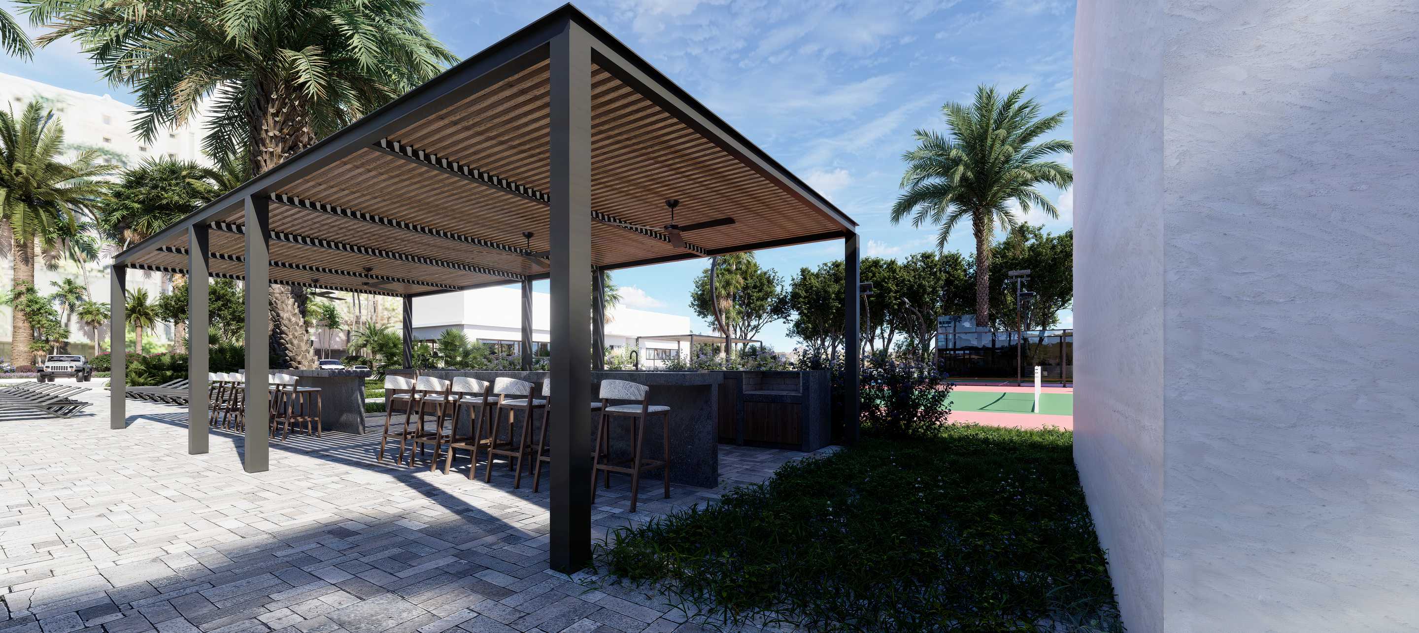 Flamingos Paradise exterior render 5