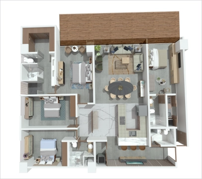Type A floor plan