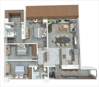 Type C floor plan