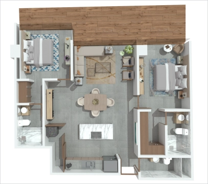Type D floor plan