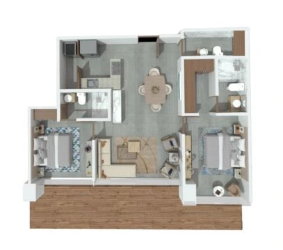 Type E floor plan