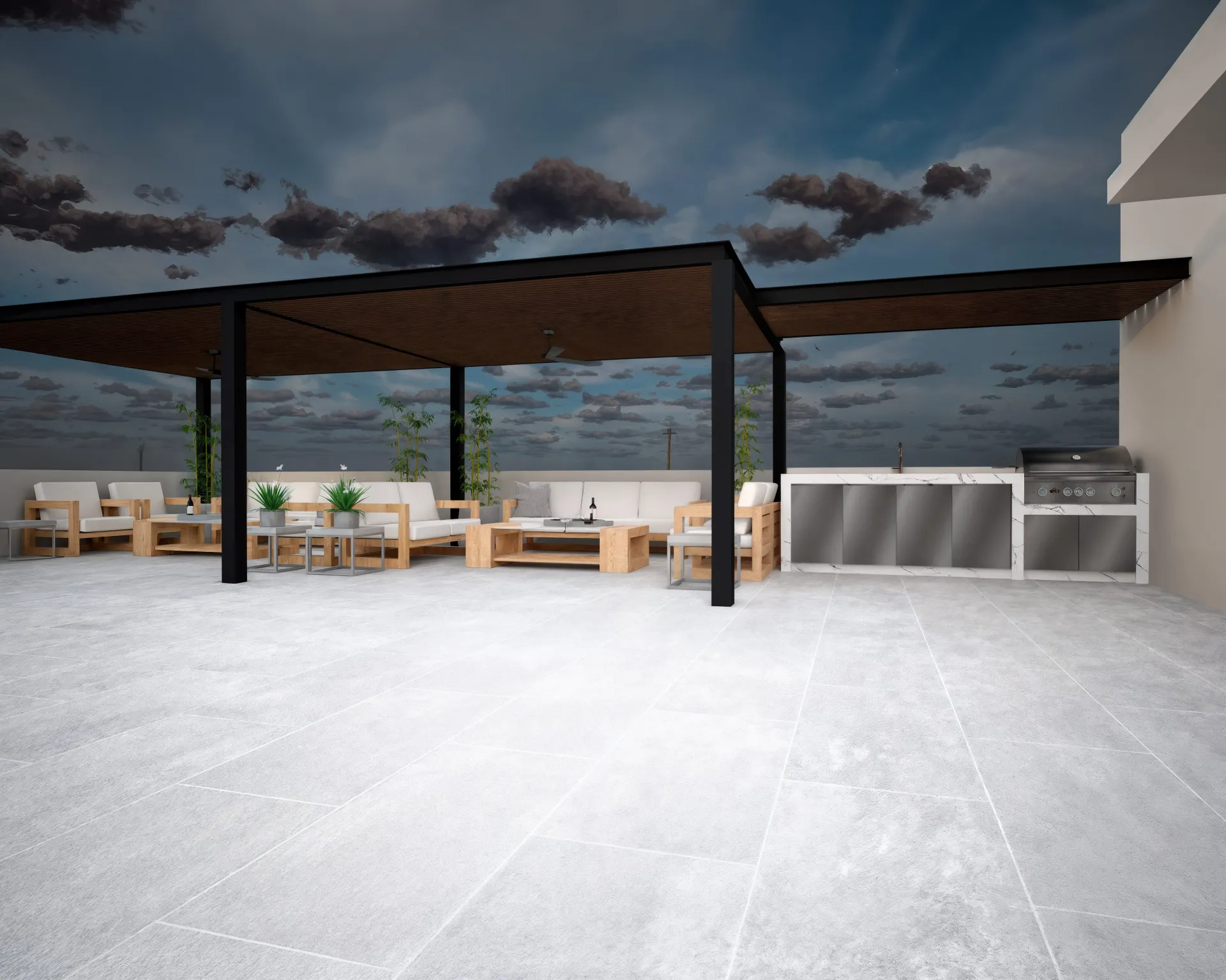 MCS Fluvial rooftop pool