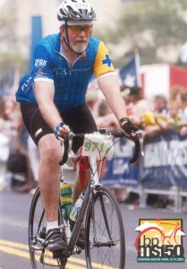 Roger Martin has completed (again!) the MS 150 Bike Ride