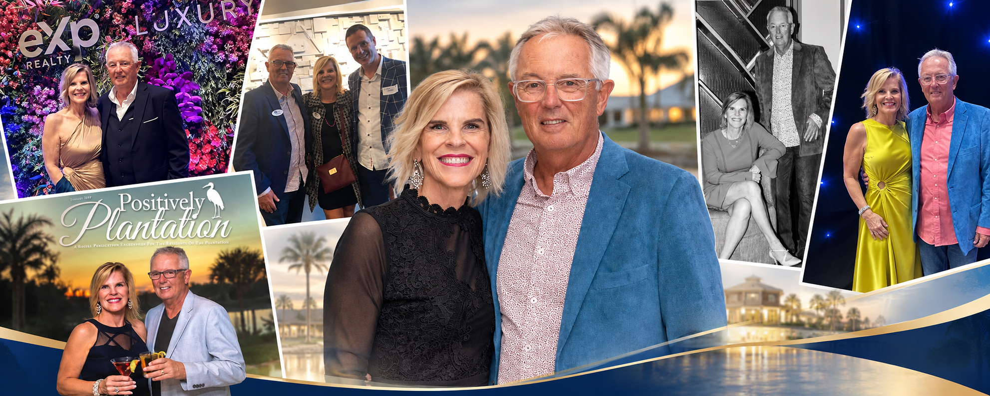 Cyndi and Ron Myers &mdash; MyersGroup eXp Realty Luxury photo collage