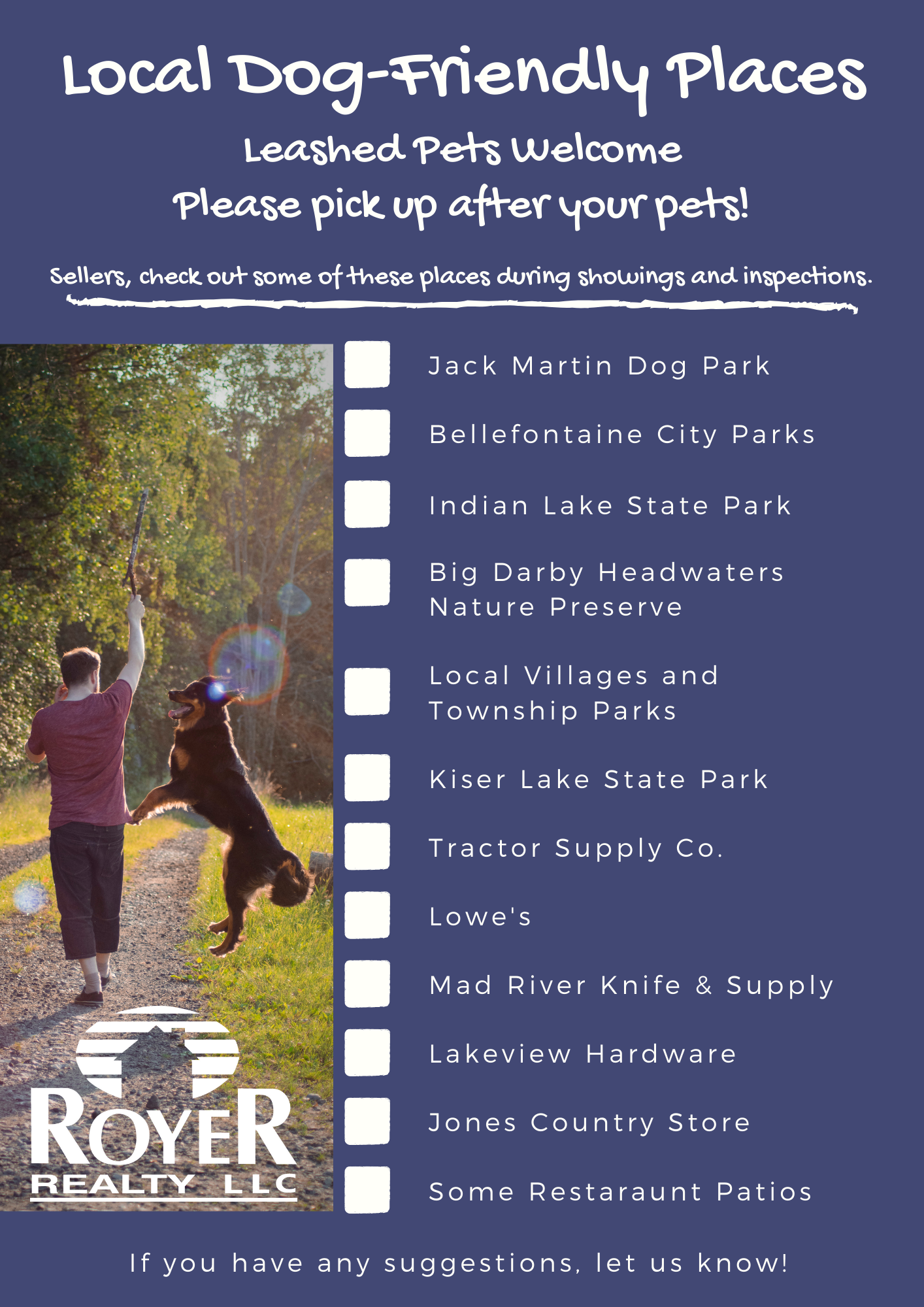 Local Dog Friendly Places