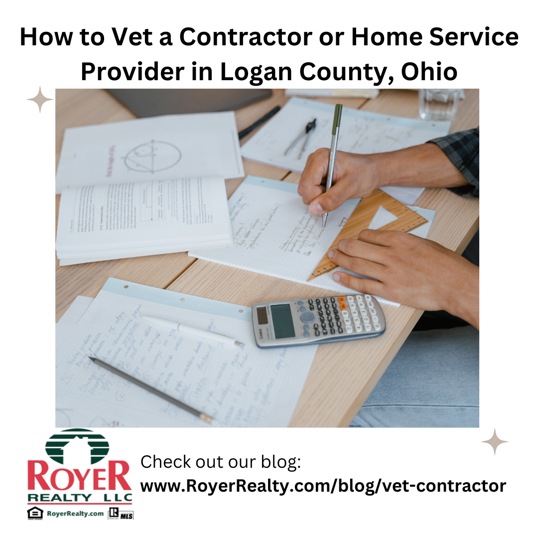 How to Vet a Contractor or Home Service Provider in Logan County, Ohio