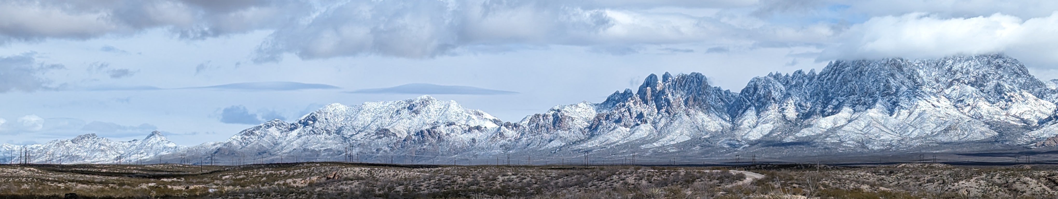 Snow-capped Organ Mountains in Las Cruces, New Mexico - Saenz & Smith Real Estate Market Update