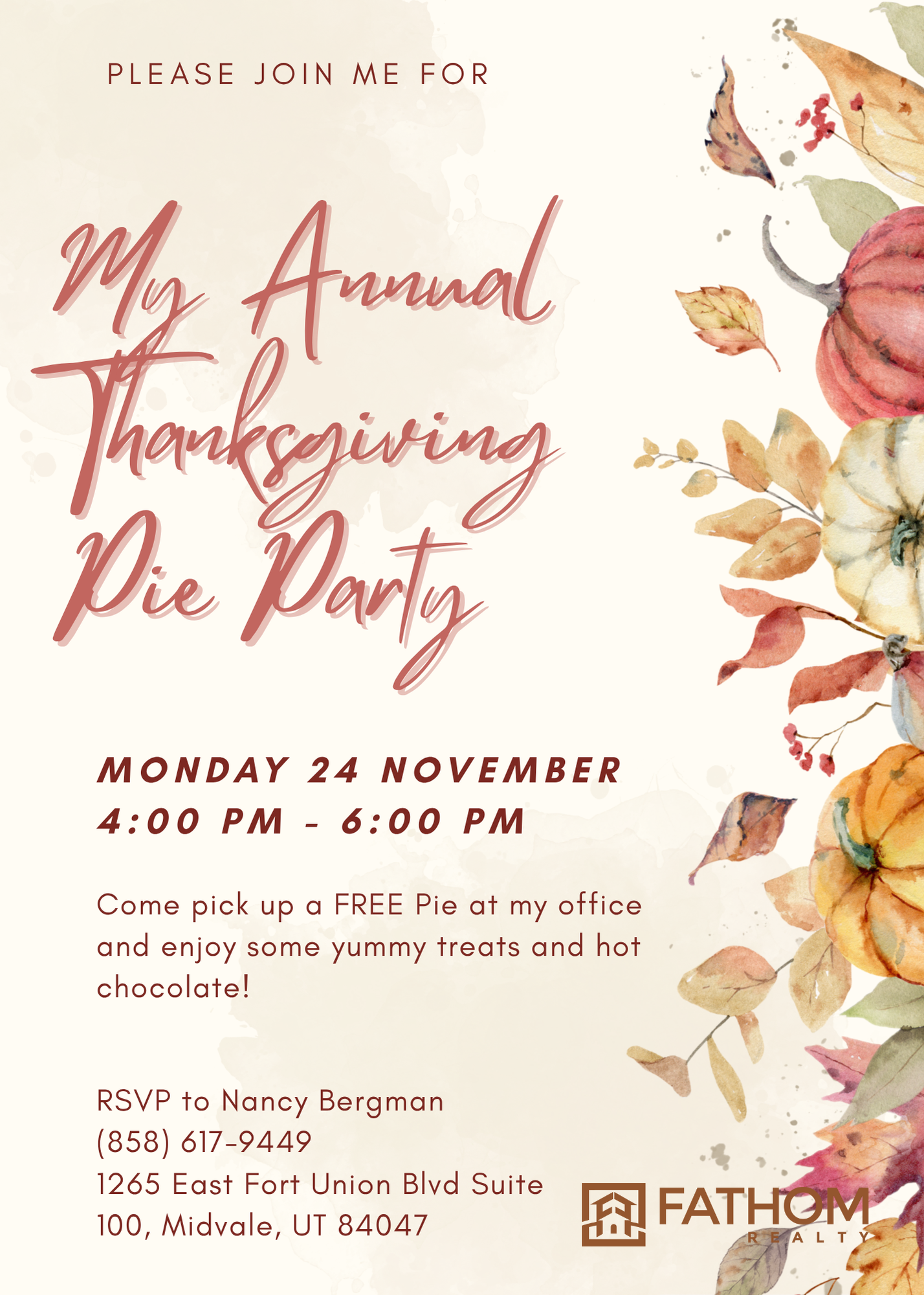 Pie Invite