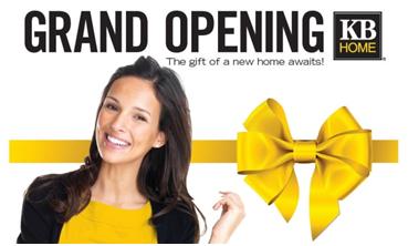 courtesy of KB Homes grand opening flyer