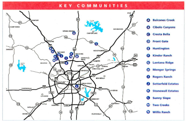 2014 Spring Tour of Homes MAP