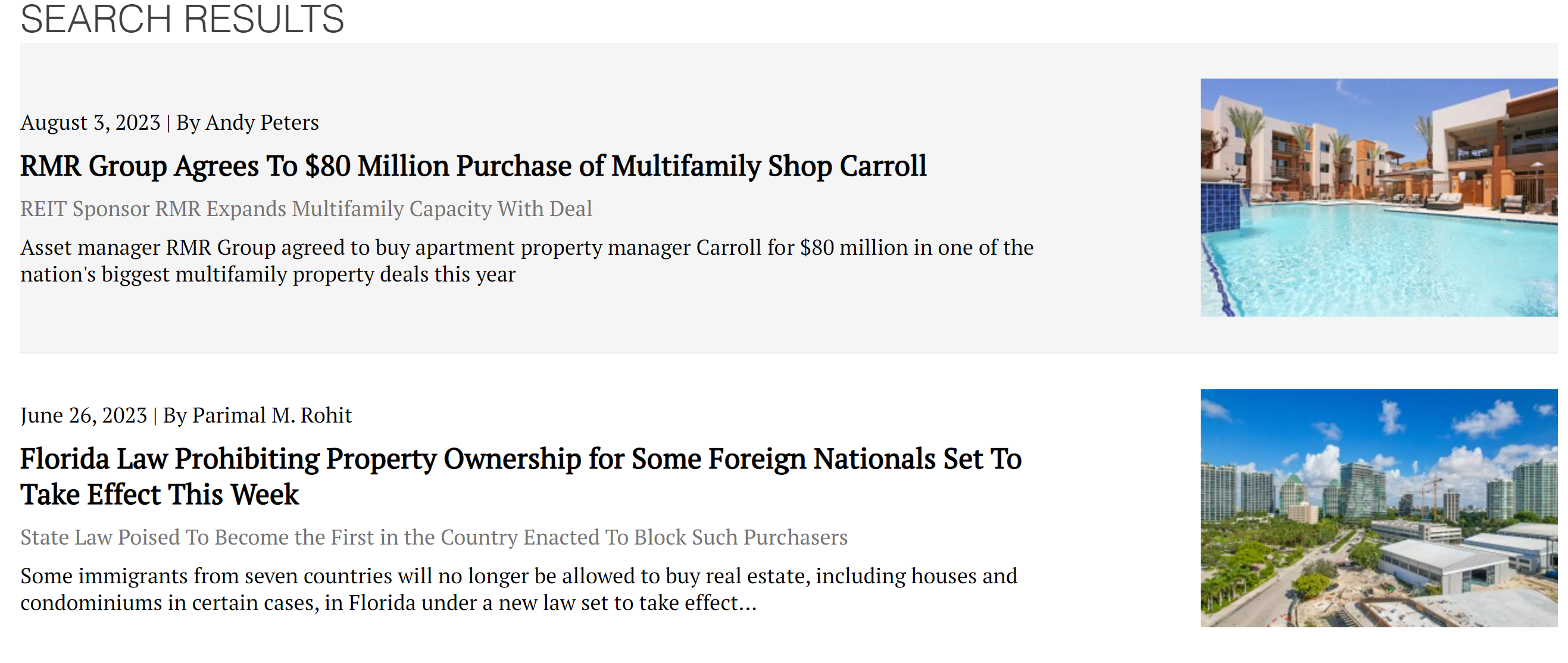 Top Real Estate News