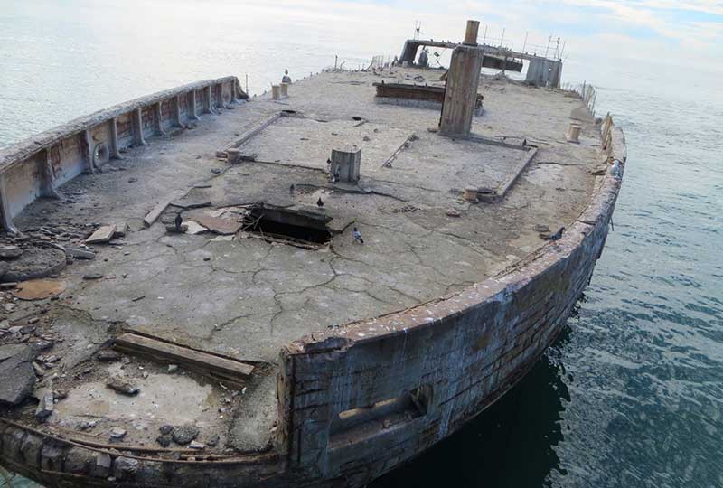 santa cruz cement ship