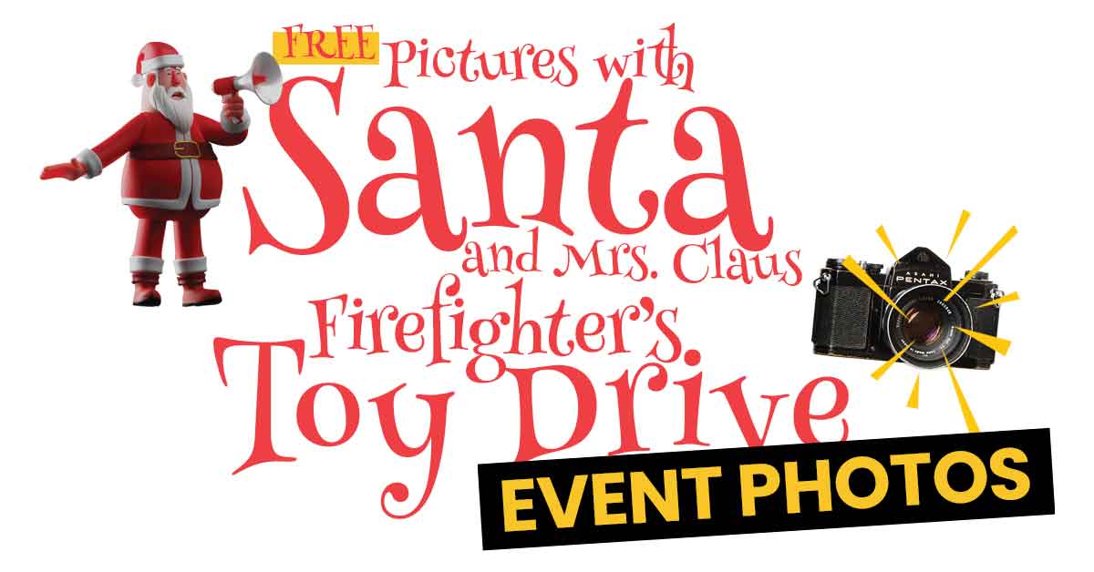 Header Banner: Free Pictures with Santa Toy Drive - Post Event