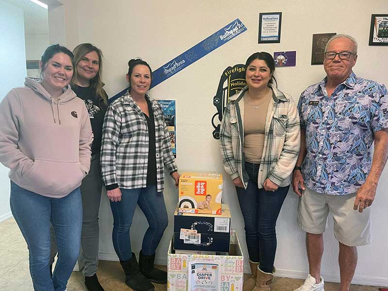 January 31, 2024 - End of the Month of January Diaper Drive. Thanks to the community who donated. The CASA Council Helping Children of Mohave County appreciates you.