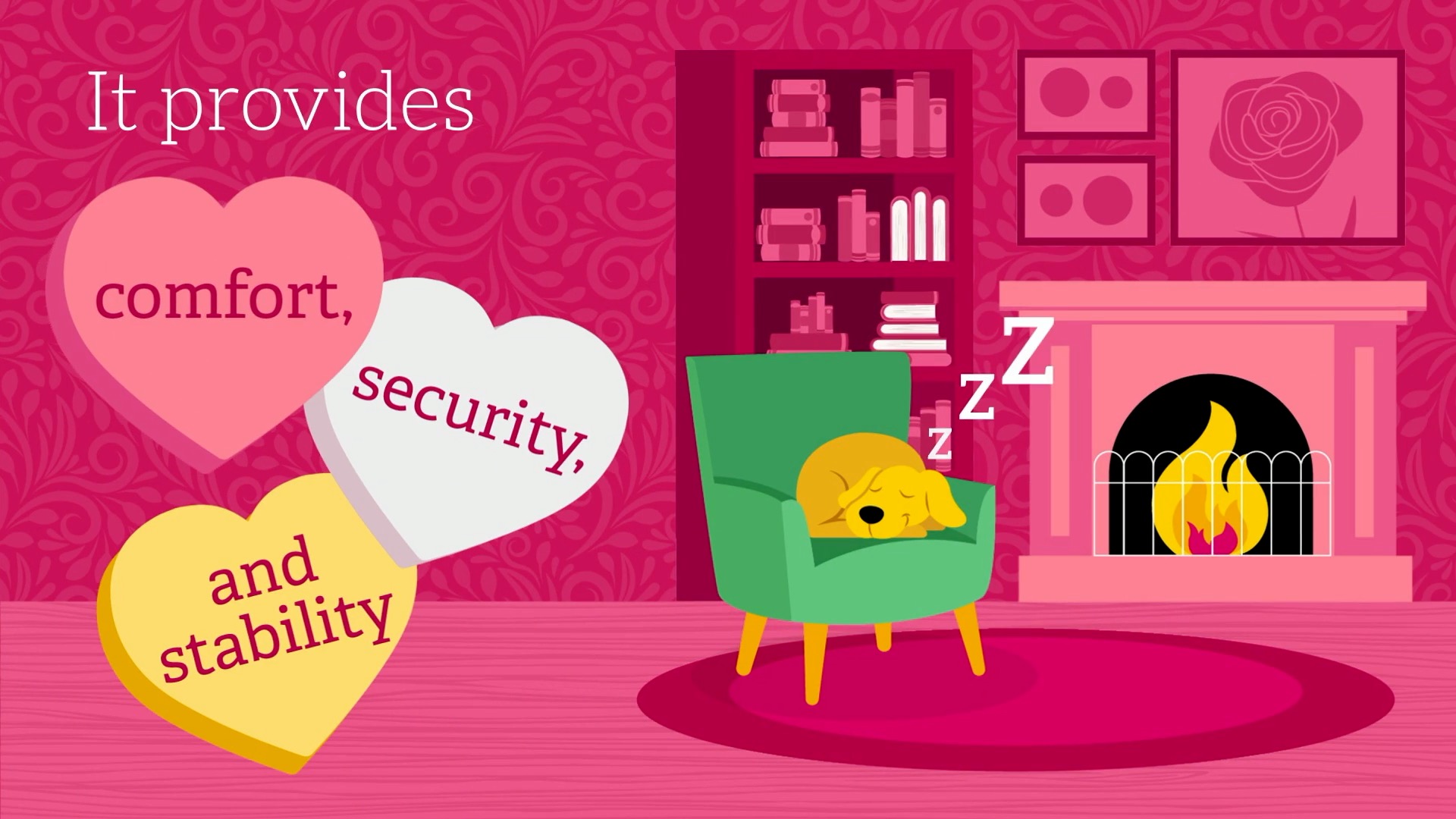 Image: Homeownership provides comfort, security and stability.