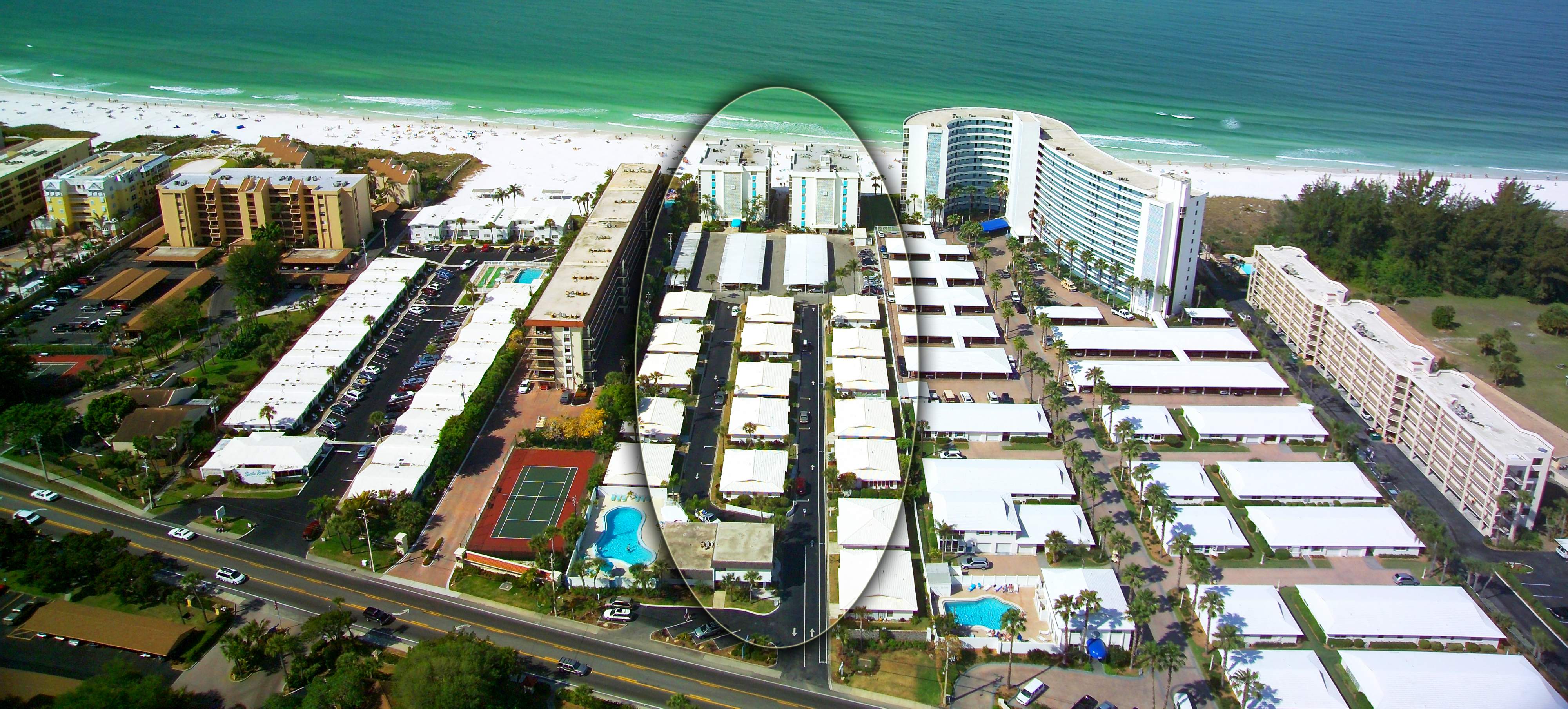 Crescent Arms in Siesta Key Condos for Sale in a Gated Community