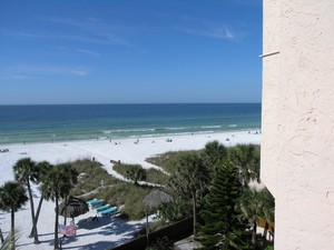 View of Siesta Key Beach from Building