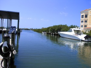 View out to the Inter Coastal Waterway